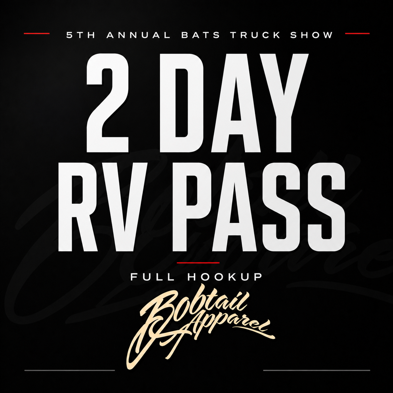 2-Day RV Pass Full Hookup