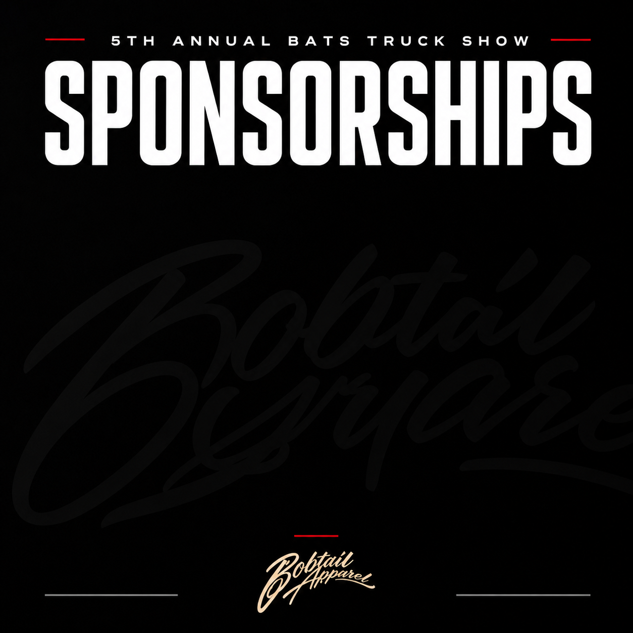 5th Annual BATS Sponsorship Packages