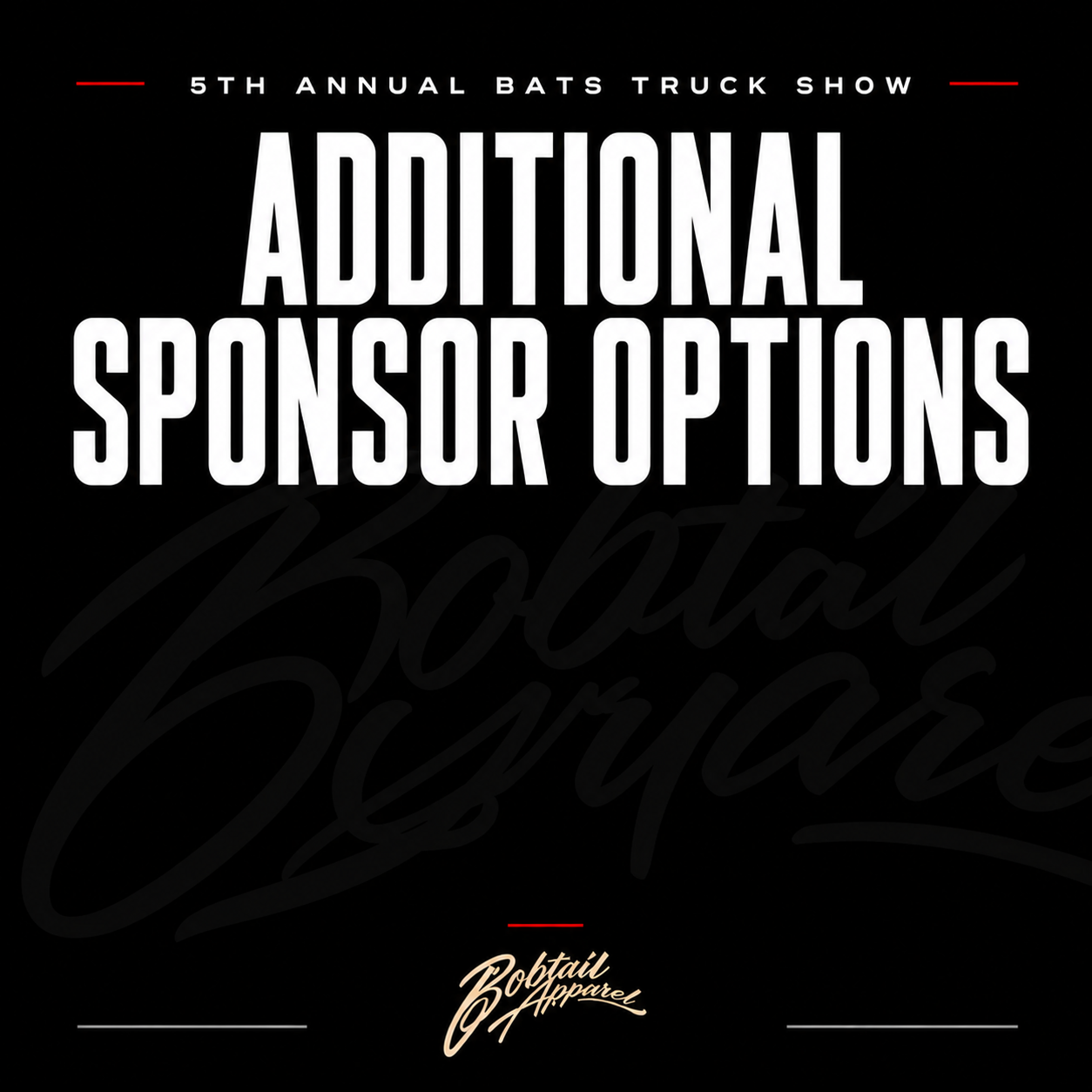 Additional Sponsor Options