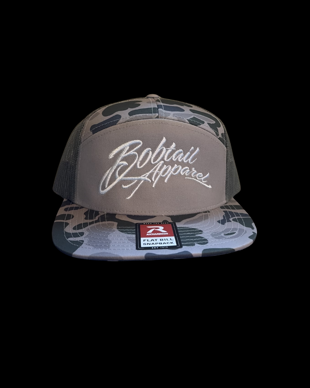 Bobtail Script Flat Bill Hat