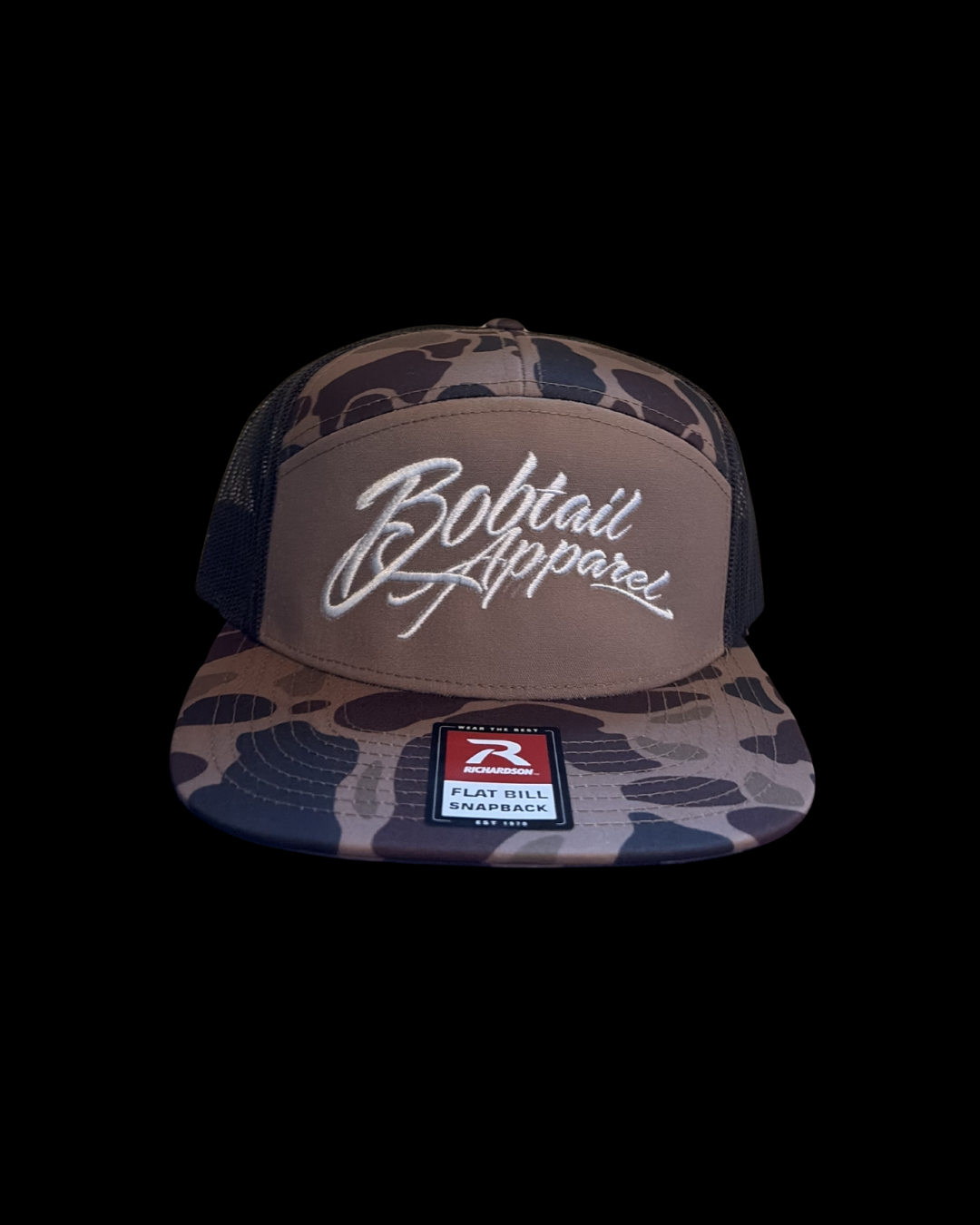 Bobtail Script Flat Bill Hat