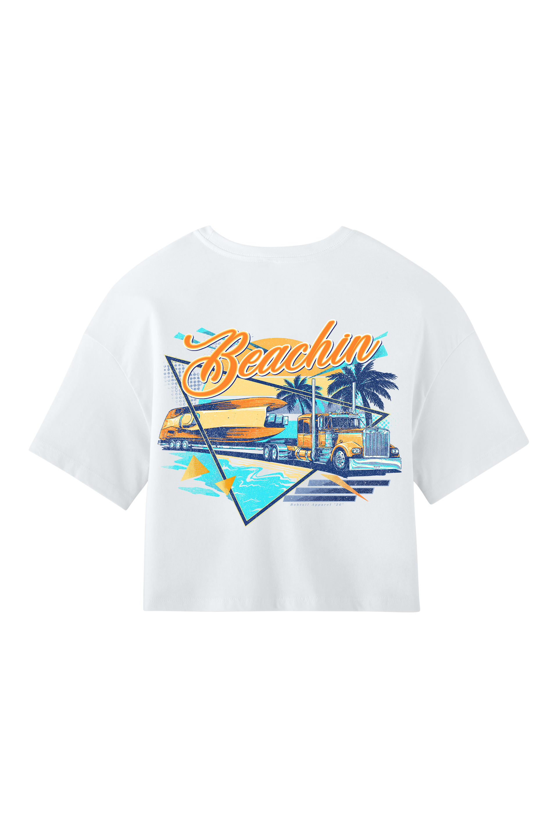 Beachin' Women's Cropped Tee