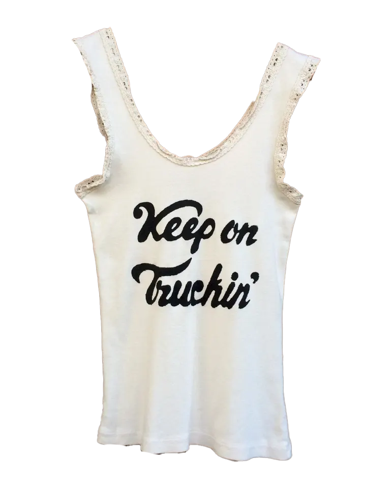 Keep on Truckin' Lace Women's Tank