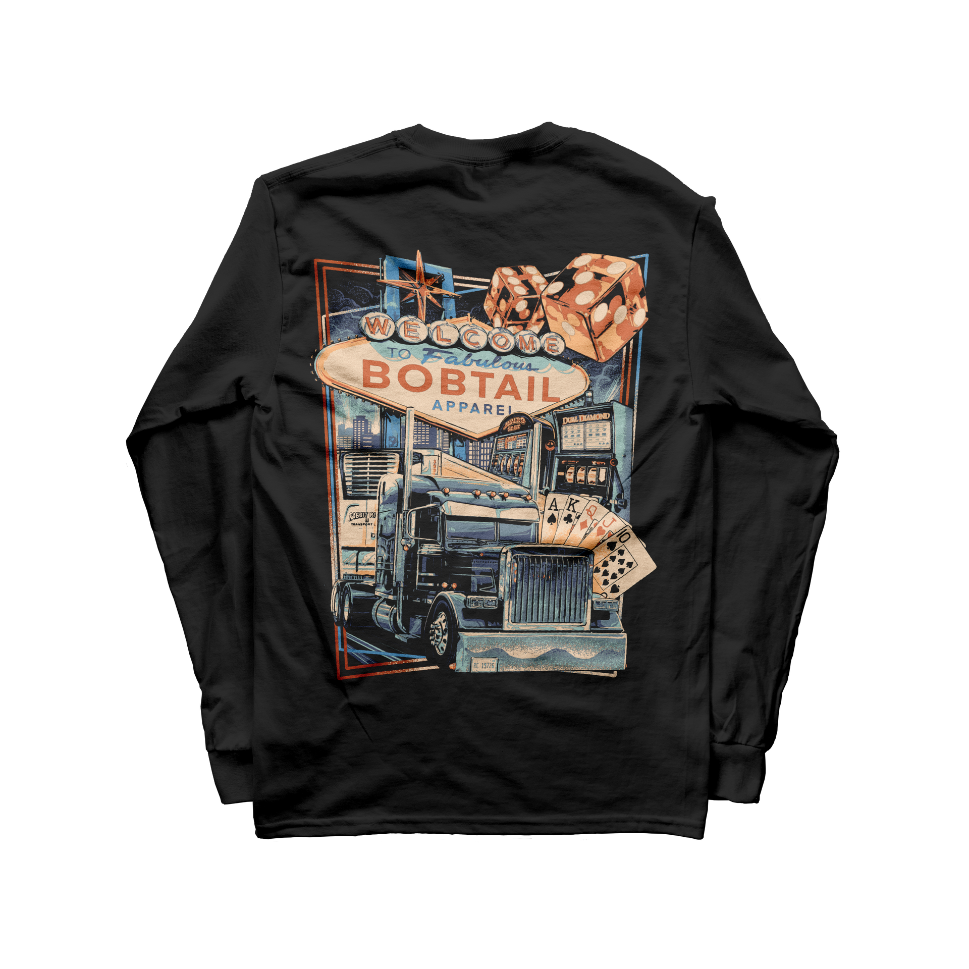 Viva Las Bobtail Long Sleeve Tee