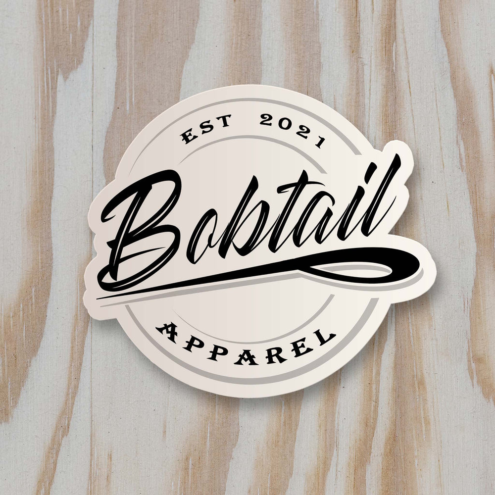 
                  
                    Bobtail Apparel Sticker
                  
                